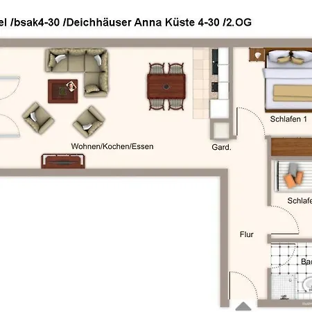 Apartment Deichhaeuser Anna Kueste Deichhaeuser Anna Kueste 4-30